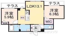 バージェ　ボカ間取り図面