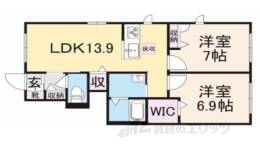 アンティーク　ドゥ間取り図面