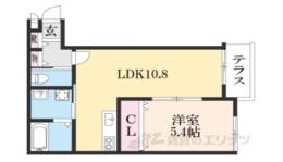 PRIVATE RESIDENCE京都駅西間取り図面