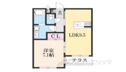PRIVATE RESIDENCE京都駅西間取り図面