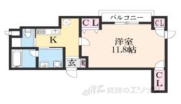 グランレブリー烏丸御池間取り図面