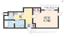 グランレブリー烏丸御池間取り図面