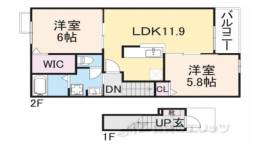 プラシード第2水内間取り図面