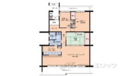 高の原駅西団地23号棟間取り図面