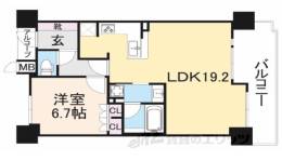 イーグルコート御池アネックス間取り図面