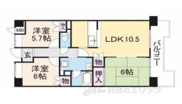 ヴェルドミール平城山間取り図面