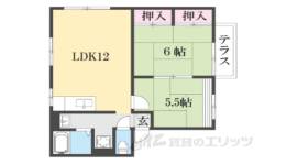 菩提樹ハイツＤ間取り図面