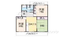 高の原駅東団地6号棟間取り図面
