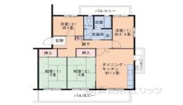 高の原駅東第２団地18号棟間取り図面