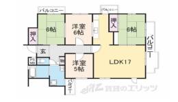 平城右京団地２５号棟間取り図面