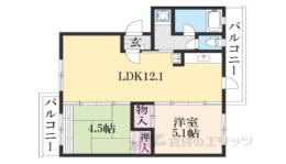 平城第１団地２３号棟間取り図面