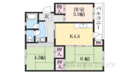 平城第２団地３９号棟間取り図面