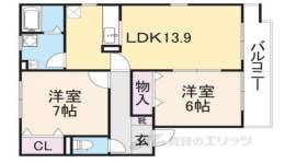 ガーデンハウスＣ棟間取り図面