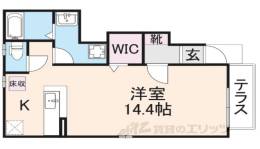 フル　タイドＫ１間取り図面