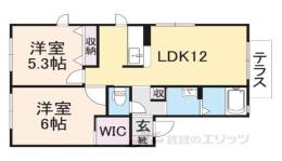 パール篠A間取り図面