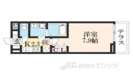 Ｋー３・四条大路間取り図面