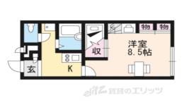 レオパレスレイクサイド　ライフ間取り図面