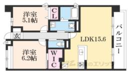 Ｒｉｖｉｅｒｅ　Ｇａｕｃｈｅ寺町二条間取り図面