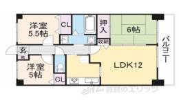 セントラル八幡中山間取り図面