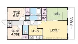 モン・シェリ　マ・シェリ間取り図面