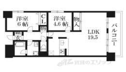 コスモ四条西洞院間取り図面