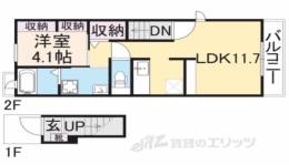 ラ　ビアンデ篠山１間取り図面
