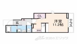 ラ　ビアンデ篠山１間取り図面