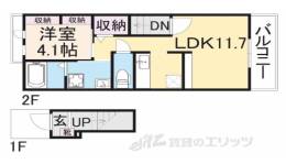 Ｈａｒｕｋａｓ　２間取り図面