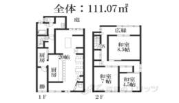 祇園町南側店舗戸建間取り図面