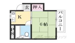 コーポSSK1間取り図面