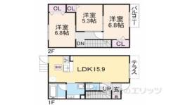 セントリビエ上清草間取り図面