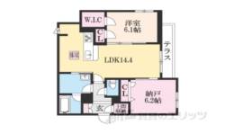 シャーメゾン初音間取り図面