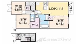 コットンハウス３間取り図面