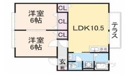 ウィンディアおだ　Ｃ間取り図面