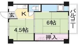 ビレッジハウス加田１号棟間取り図面