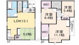シャーメゾン橋本４間取り図面