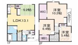 シャーメゾン橋本４間取り図面