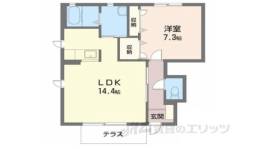 コゥジィコート間取り図面