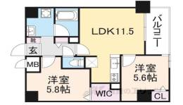 幸ｃｏｕｒｔ　ｎａｒａ　ｓａｎｊｏ間取り図面
