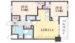 幸ｃｏｕｒｔ　ｎａｒａ　ｓａｎｊｏ間取り図面