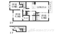 セジュール　ウワト間取り図面