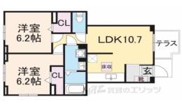 ラビットレジデンス２　間取り図面