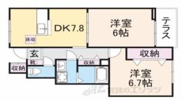 アーバン縄手A間取り図面