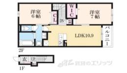 クラール北永井Ａ間取り図面