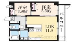 GRAND LATTICE KAWARAMACHI SHICHIJO間取り図面