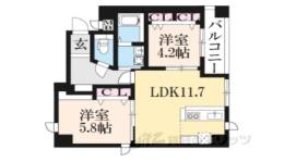 GRAND LATTICE KAWARAMACHI SHICHIJO間取り図面