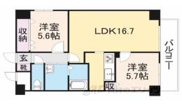 グリュックメゾン西大寺間取り図面