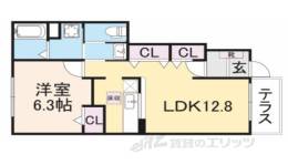アンジュ１間取り図面