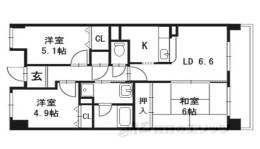 ミリアドリーブス群山間取り図面