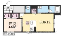 シャーメゾン西朱雀間取り図面